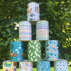colorful pots